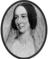 The mature and beautiful Lydia Gisborne (Mrs Robinson) at the time of her affair with Branwell Bronte